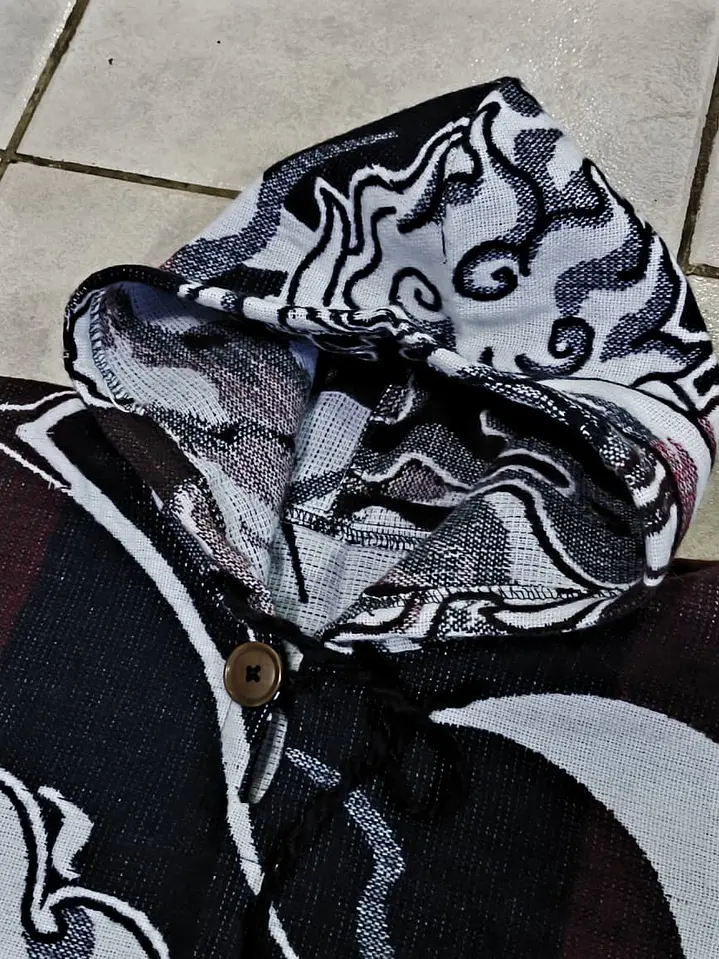 Poncho One Piece Luffy Gear 5 (Rojo) (N°2) 3