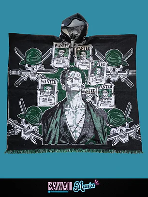Poncho Roronoa Zoro WANTED