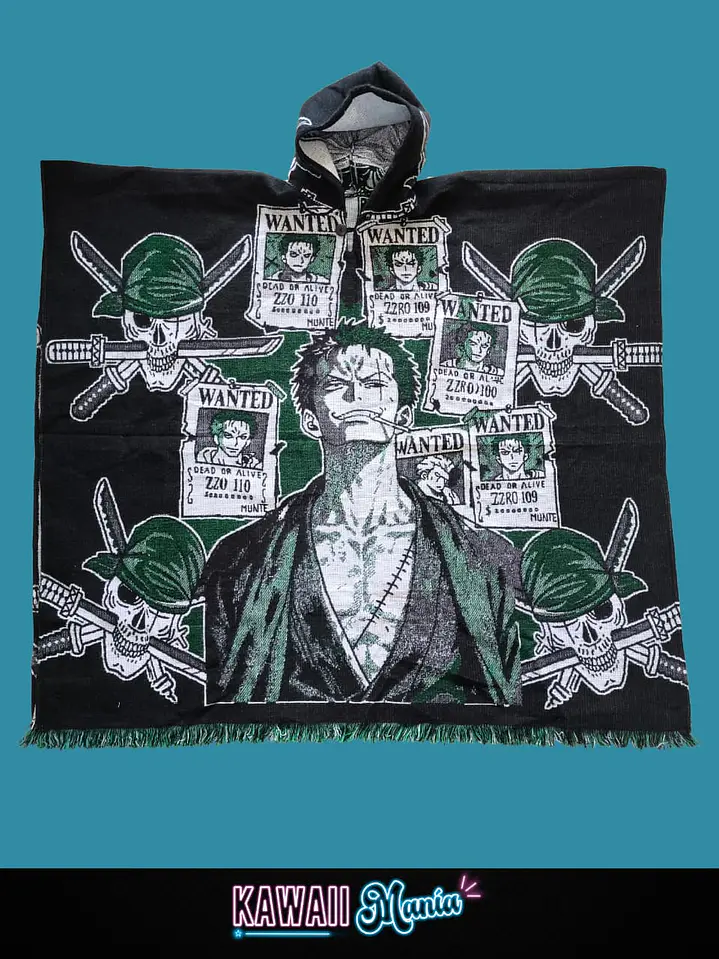 Poncho Roronoa Zoro WANTED 1