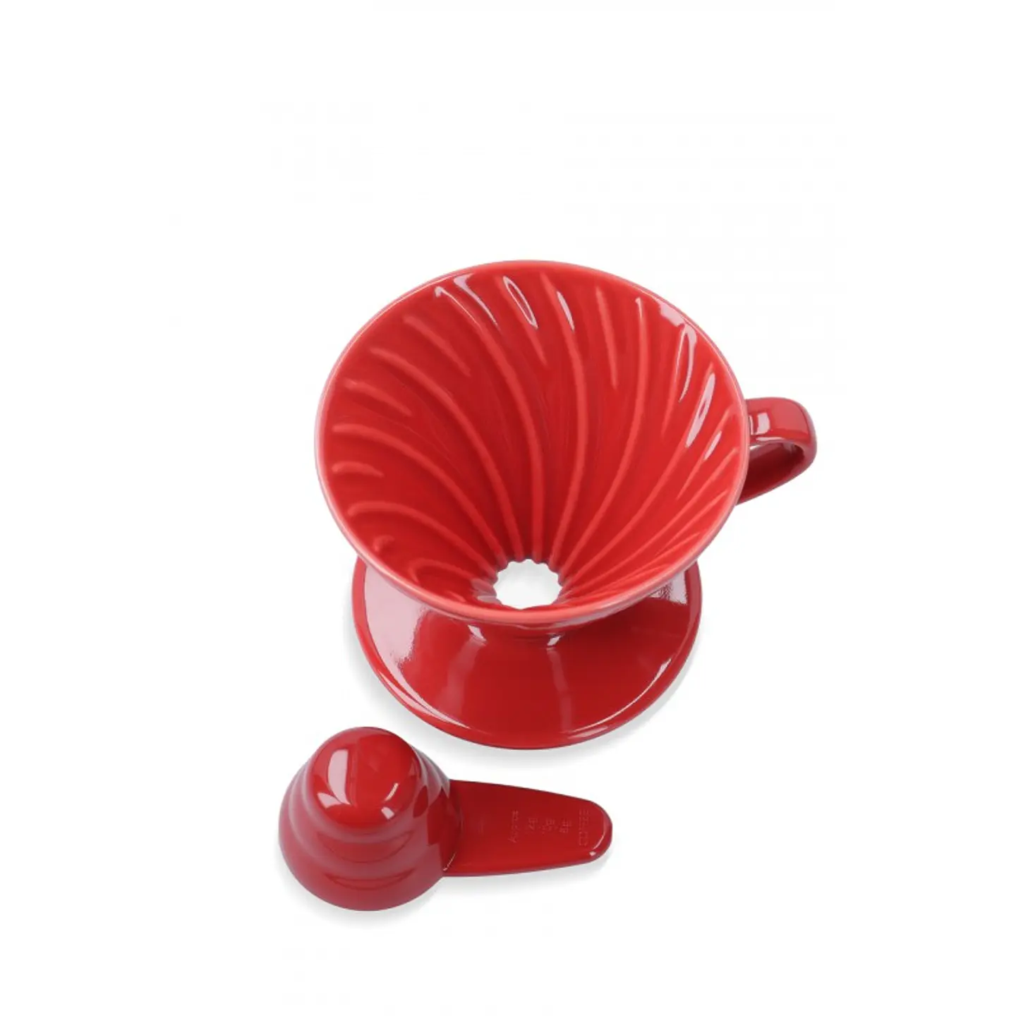 V60 Dripper Hario 01 Acrílico Rojo 2