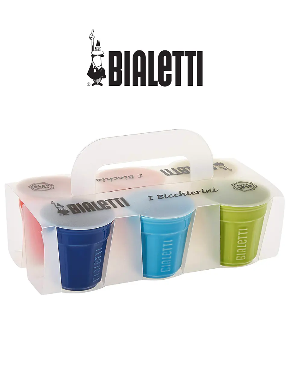 Set 6 Vasos Multicolor Bialetti (i bicchierini) 2