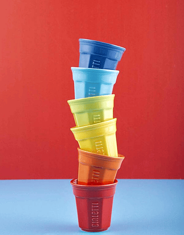 Set 6 Vasos Multicolor Bialetti (i bicchierini)