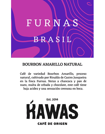 Café Brasil Fazenda Furnas Bourbon Amarillo Natural 250 gr