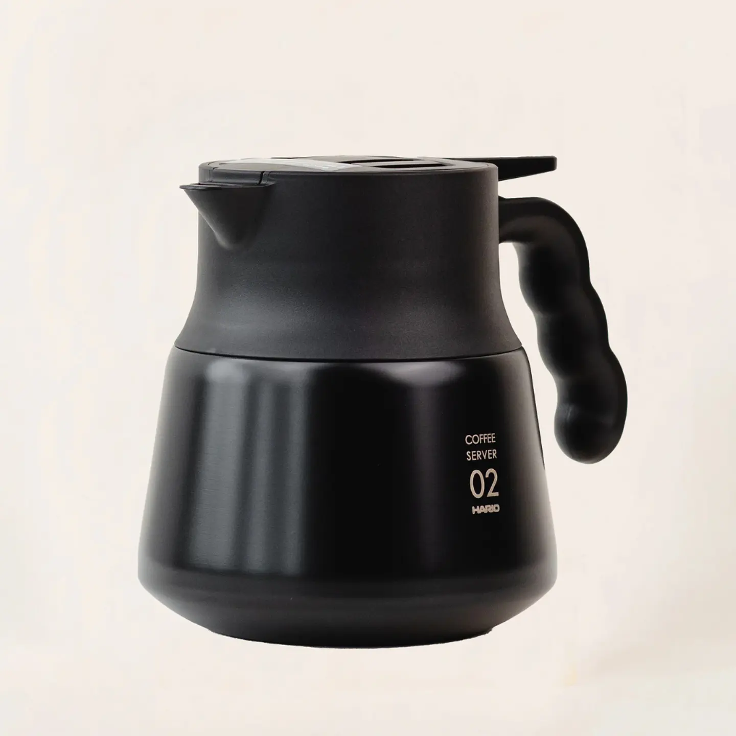 Hario Server Térmico V60 PLUS 600 ml Acero Inoxidable Negro 2