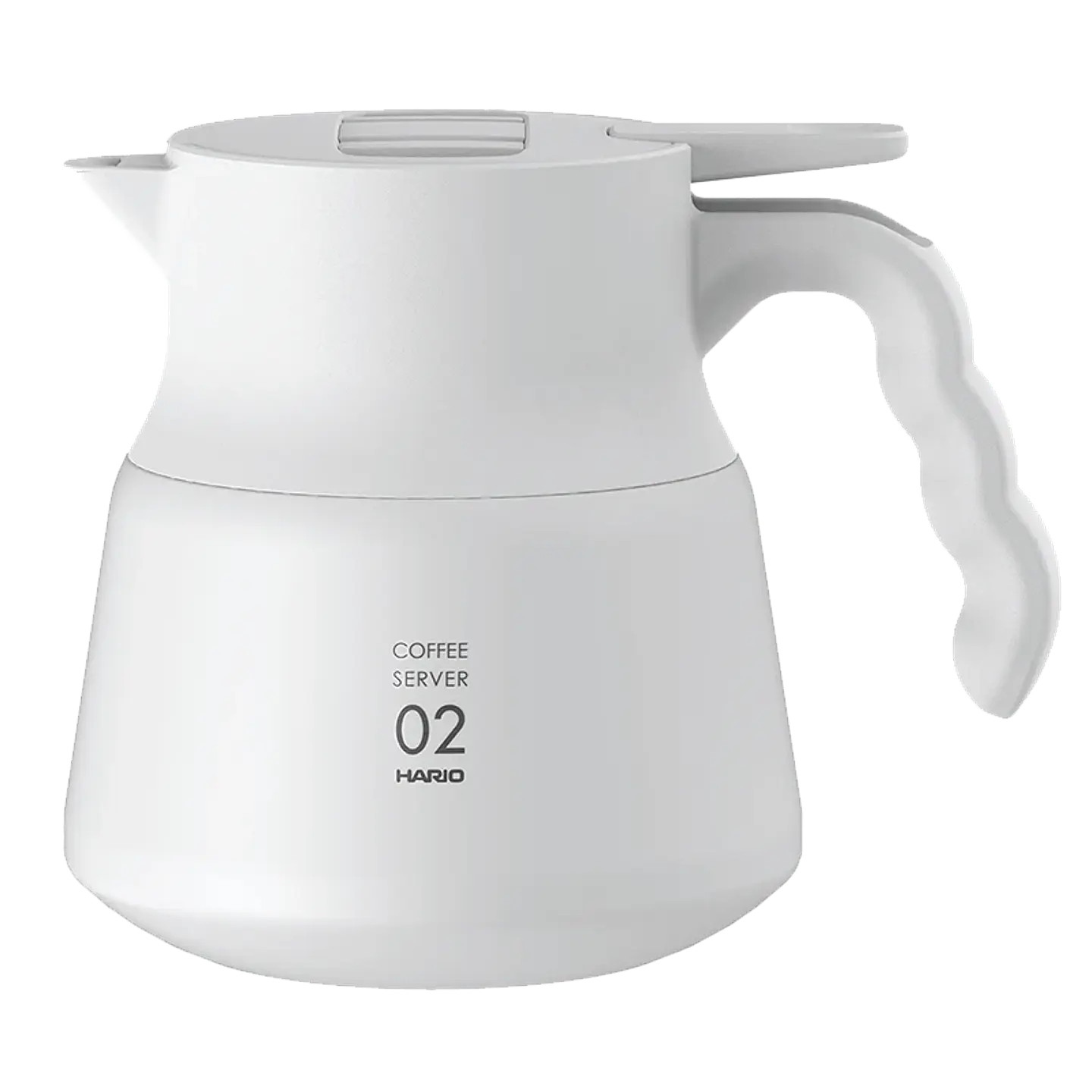 Hario Server Térmico V60 PLUS 600 ml Acero Inoxidable Blanco 1