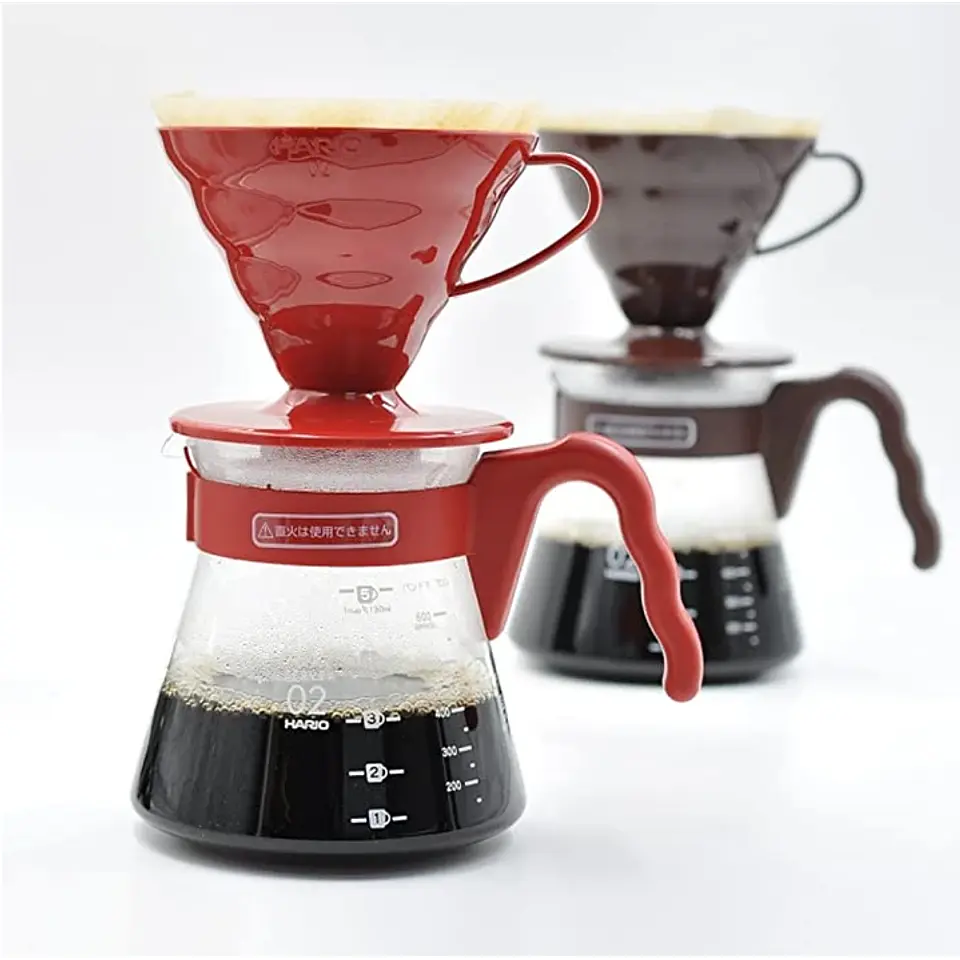 V60 Hario Server Set 02 Rojo 3