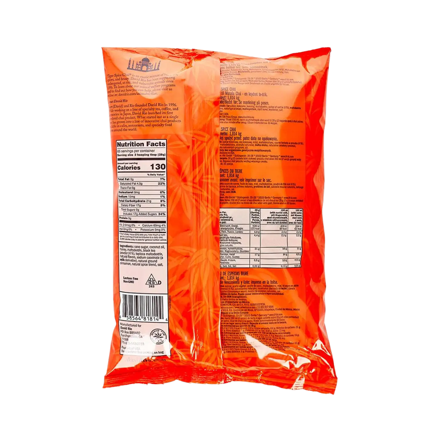 David Rio - Tiger Spice Chai 1.8 kg 6