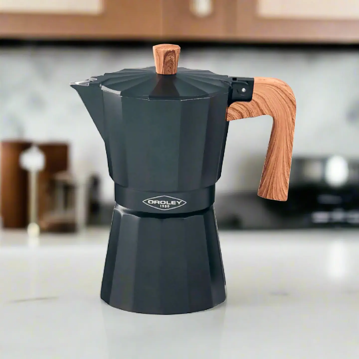 Cafetera  Moka italiana Dakar Nature 3 tazas 2