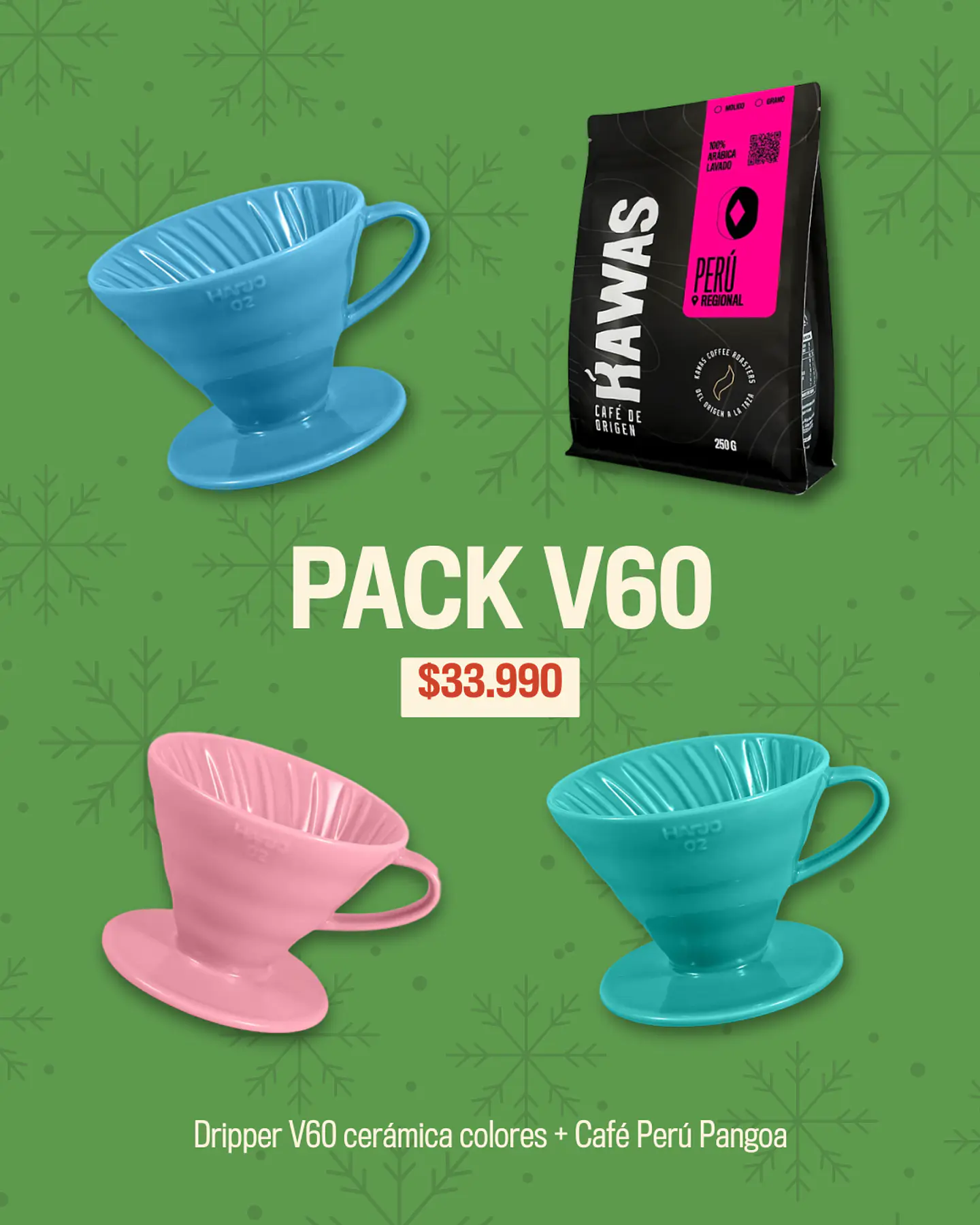 PACK V60 COLORES + CAFÉ 250G 1
