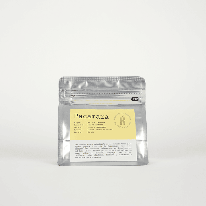Café Bolivia Pacamara Lavado - Felipe Guarachi 125 gr. 1