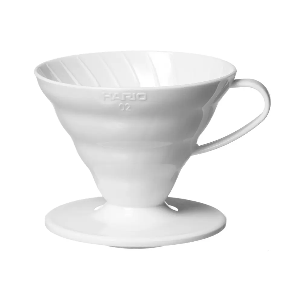 V60 Dripper Hario 02 Acrílico Blanco 1