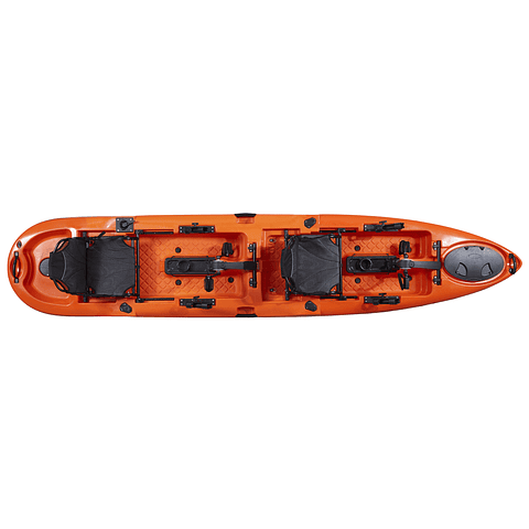 Kayak Pedal  Craft 14 Doble Naranjo 