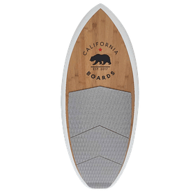Wakesurf California Boards Wood Blanco