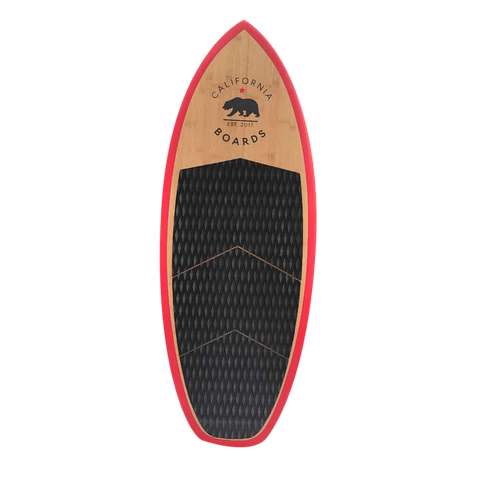 Wakesurf California Boards Wood Rojo