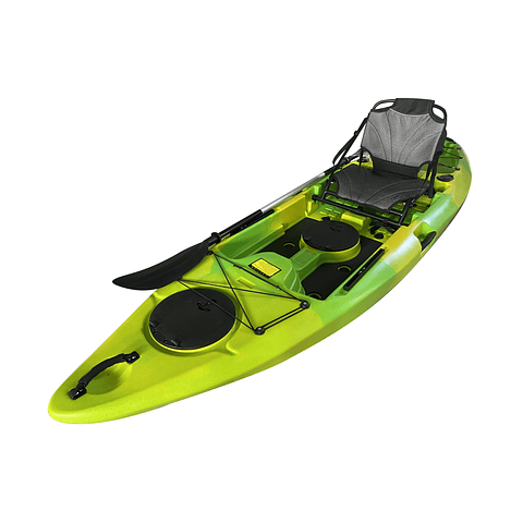 Kayak Single Cuda Pro Amarillo / Verde 