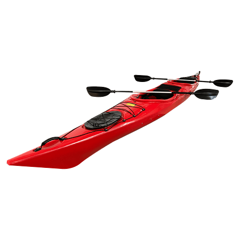 Kayak Travesía Doble Shark Rojo 