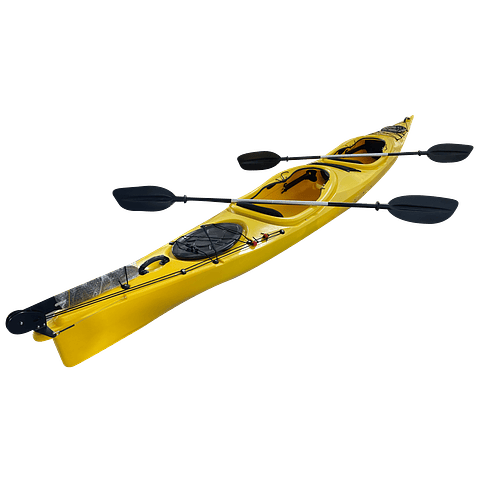 Kayak Travesía Doble Shark Amarillo 