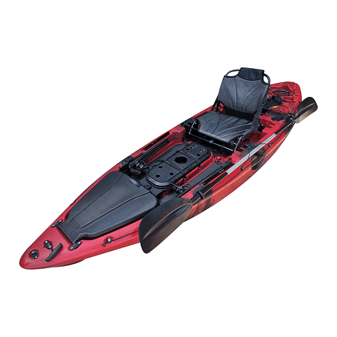 Kayak Quest Pro Angler 10 Rojo/Negro