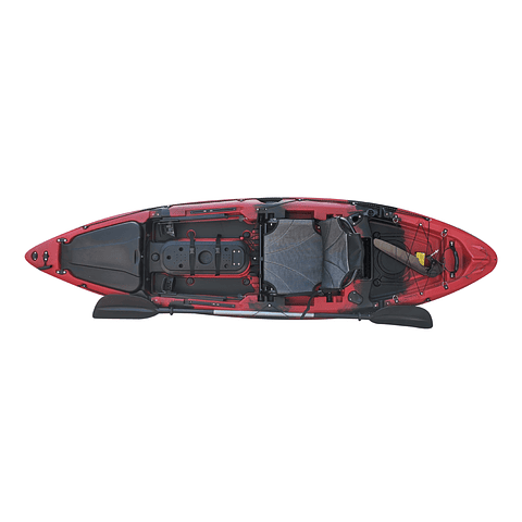 Kayak Quest Pro Angler 10 Rojo/Negro