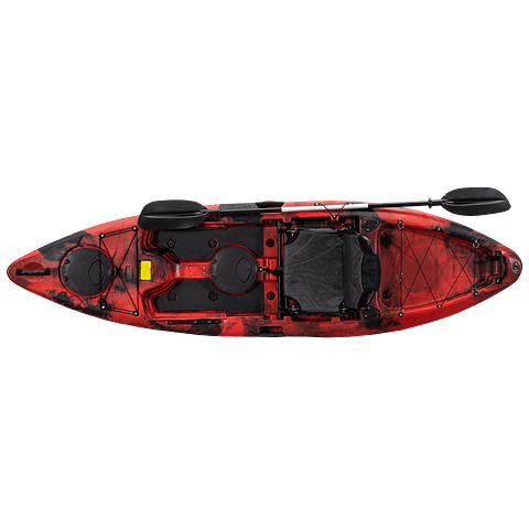 Kayak Single Cuda Pro Rojo / Negro