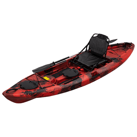 Kayak Single Cuda Pro Rojo / Negro