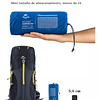 Colchoneta Inflable F12 con Almohada Azul 6.5cm