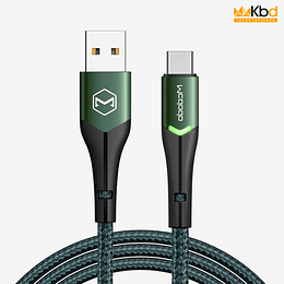 Cable de carga "Magnificence" USB/Tipo-C  Luz led