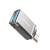 Adaptador USB respalda info del celular a un pendrive Tipo C