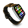 Smartwatch Hpro7 (CORREAS CUERO Y RESINA NEGRA)