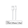 Cable USB Lightning Carga Rápida para iPhone - 1.5 Metros