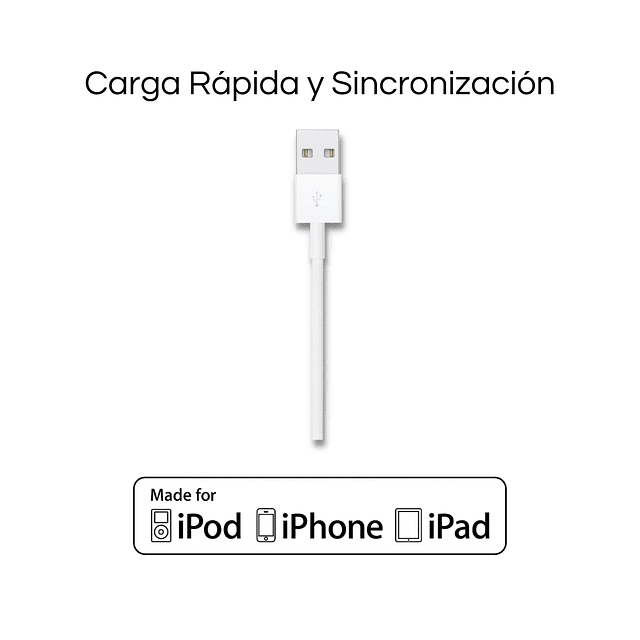 Cable para iPhone de Carga Rápida