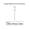 Cable USB Lightning de 2 metros para iPhone 7 PLUS - Carga Rápida
