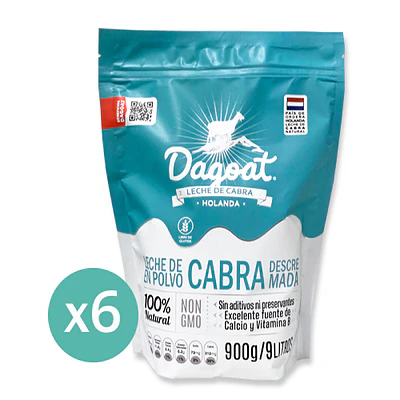 Pack | 6 Dagoat Descremada 900 grs