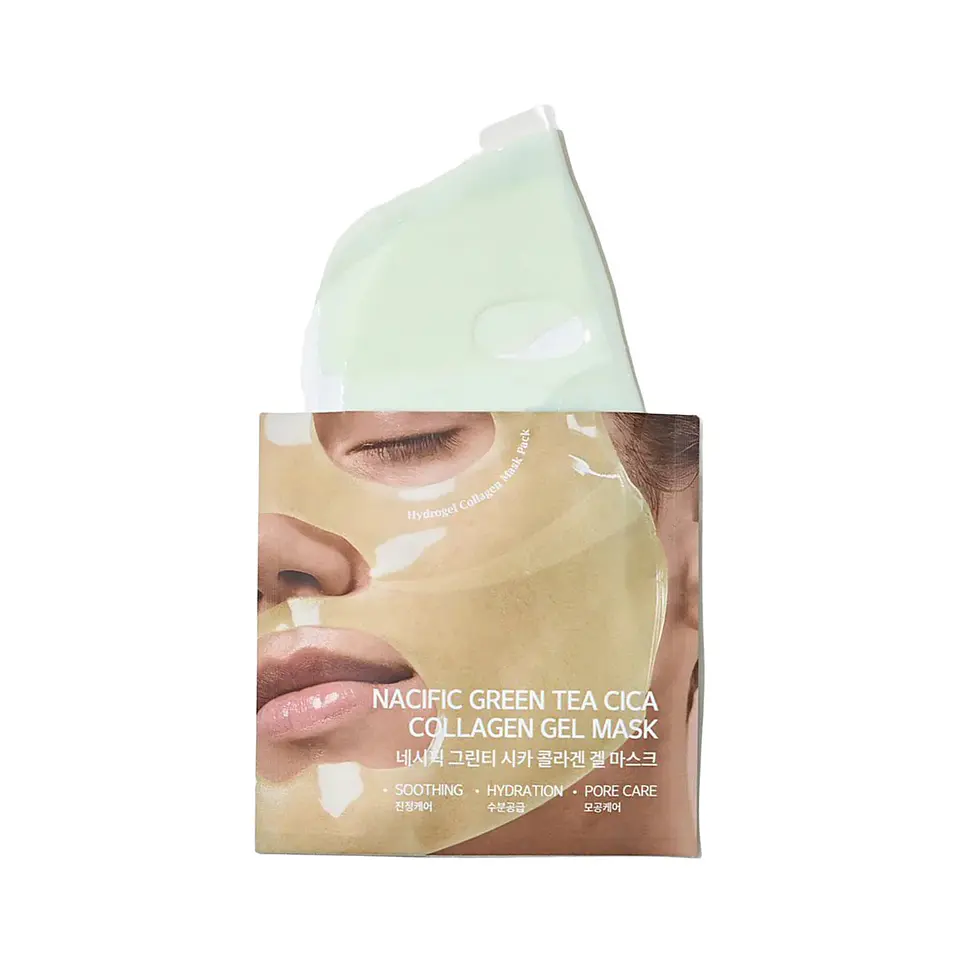 Green Tea Cica Collagen Gel Mask 1