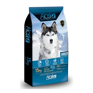 Alaska Adulto 15kg – Alimento para Perros Adultos Monoproteico Vacuno