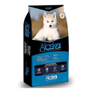Alaska Cachorro 10kg – Alimento Monoproteico de Vacuno