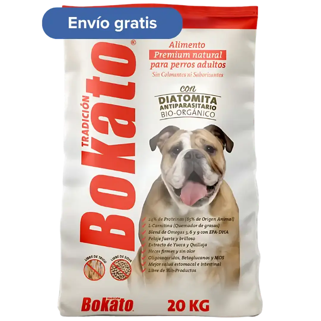 Bokato Tradición 20kg – Súper Premium 85% Origen Animal al Mejor Precio 1