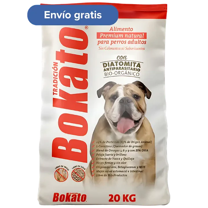 Bokato Tradición 20kg – Súper Premium 85% Origen Animal al Mejor Precio 1