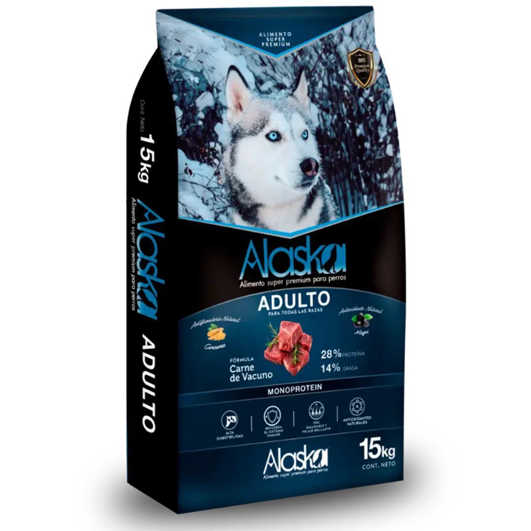 Alaska Adulto 15kg – Alimento Súper Premium Perros Adultos 4
