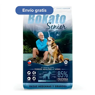 Bokato Senior 12kg - Alimento Súper Premium Para Perros Senior