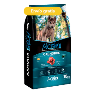 Alaska Cachorro 10kg – Alimento Monoproteico de Vacuno