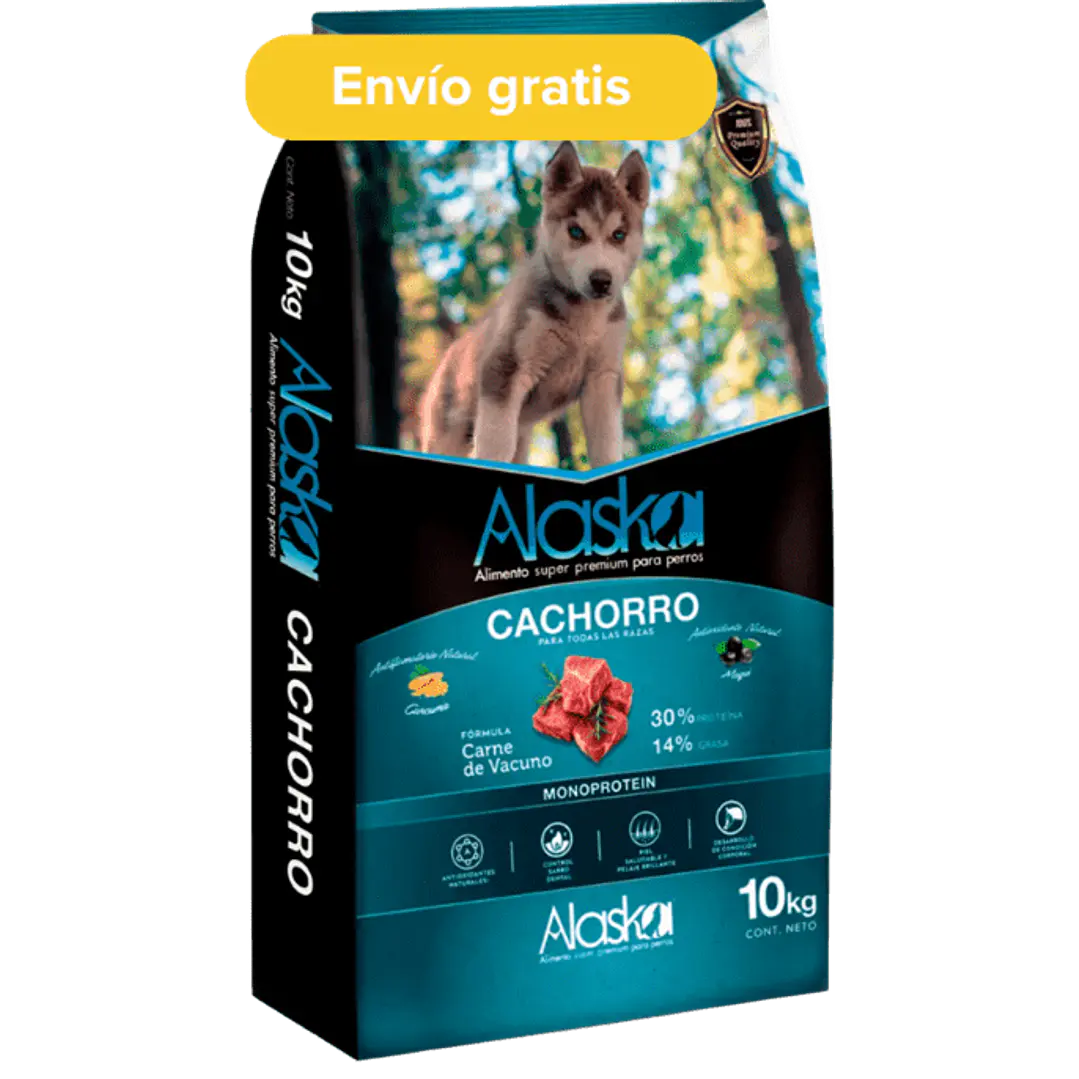 Alaska Cachorro 10kg – Alimento Monoproteico de Vacuno 1