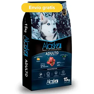 Alaska Adulto 15kg – Alimento Súper Premium Perros Adultos