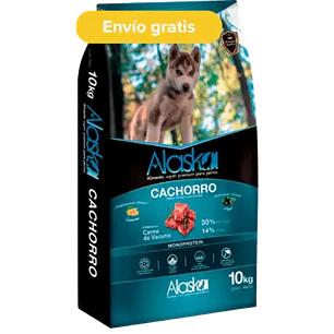 Alaska Cachorro 10kg – Alimento Monoproteico de Vacuno