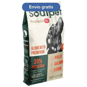 Soulpet Protein Plus 15kg - Alimento Premium Perro Adulto