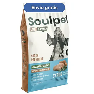 Soulpet Full Free 10kg - Hipoalergénico y Libre de Granos