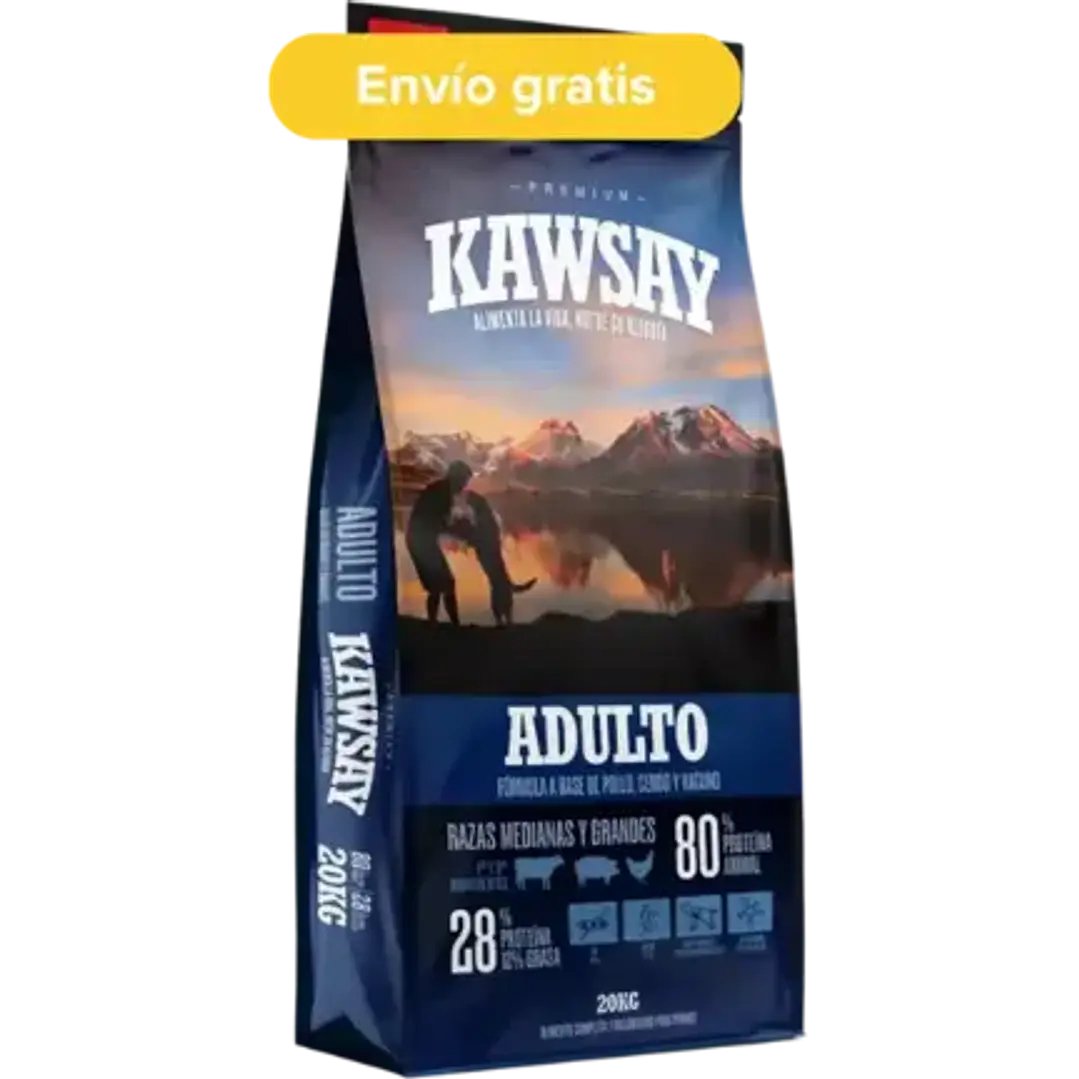 Kawsay Adulto 20kg – Alimento Premium con Colágeno para Perros Adultos 1