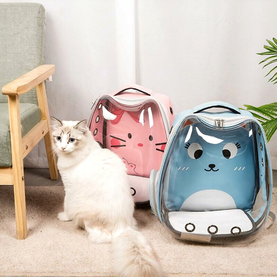 Mochila transportadora para gatos 1