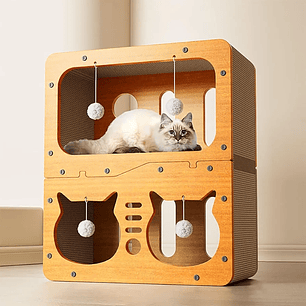 Casa rascador de dos pisos