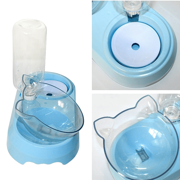 Comedero + dispensador de agua 3